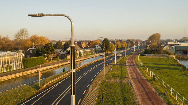 Passive safety solar power street light
