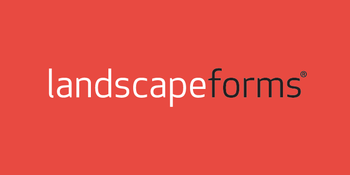 Logo of Landscapeforms, partner of FlexSol Solutions.